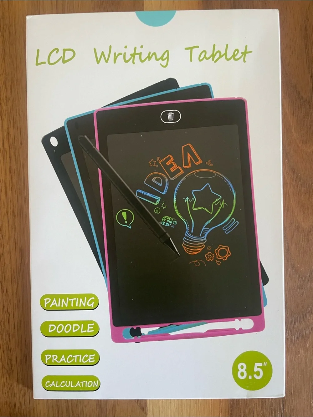 LCD Writing Tablet - Blue Frame (8.5